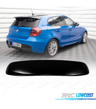 SPOILER AILERON BMW E87 LOOK AERO NOIR BRILLANT