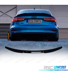 AILERON AUDI A3 8V 12-20 NOIR BRILLANT