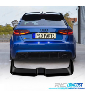 AILERON AUDI A3 8V 12-20 LOOK OETTINGER NOIR BRILLANT