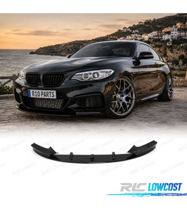 SPOILER LIP BMW F22 COUPE NOIR BRILLANT