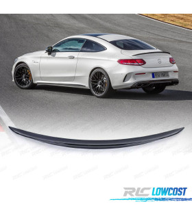 AILERON BECQUET LAME COFFRE MERCEDES CLASE C C205 COUPE 14-18 AMG NOIR BRILLANT