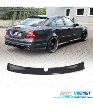 SPOILER DE TOIT MERCEDES CLASSE E W211 02-06 LOOK AMG NOIR BRILLANT