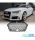 CALANDRE AUDI A3 8V 16-20 LOOK RS3 NOIR GRIS RADAR