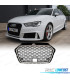 CALANDRE AUDI A3 8V 16-20 LOOK RS3 NOIR GRIS RADAR