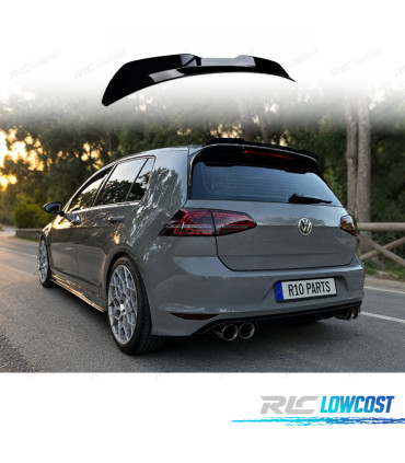 AILERON SPOILER VOLKSWAGEN VW GOLF 7 GTI GTD R 12-17 NOIR BRILLANT