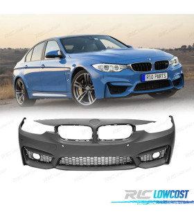 BOUCLIER AVANT BMW F30 F31 LOOK M3 PDC SRA + GRILLES ANTI-BROUILLARD