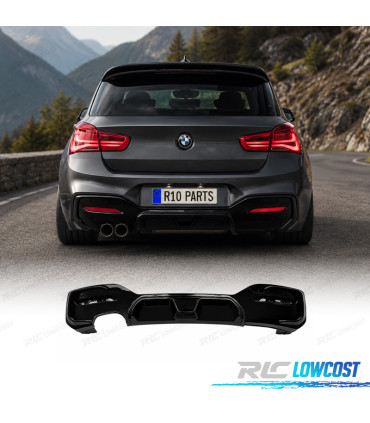 DIFFUSEUR BMW F20 LCI 15-19 LOOK CS NOIR BRILLANT
