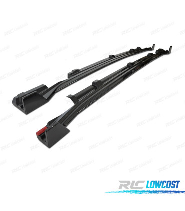 RAJOUTS DES BAS DE CAISSE VOLKSWAGEN VW ARTEON 17-24 NOIR BRILLANT