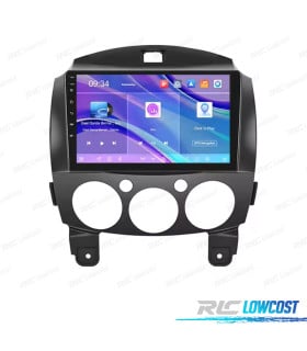 RADIO GPS 9'' ANDROID 13 MAZDA 2 07-14 2 DIN 4GB+64GB
