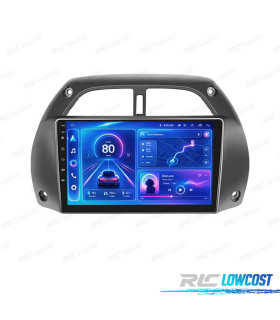 RADIO GPS 9'' ANDROID 13 TOYOTA RAV4 01-06 2 DIN 4GB+64GB