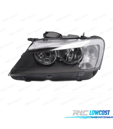 PHARE GAUCHE BMW X3 F25 11-13 FOND NOIR