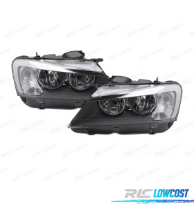 PHARES BMW X3 F25 11-13 FOND NOIR