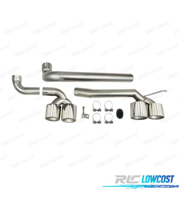 ENSEMBLE D'ÉCHAPPEMENT + EMBOUTS BMW E90 E92 LOOK M3