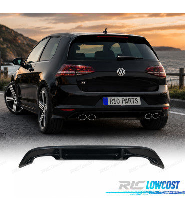 DIFFUSEUR VOLKSWAGEN VW GOLF 7 12-17 LOOK R NOIR BRILLANT
