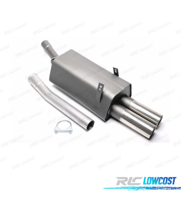 POT D'ÉCHAPPEMENT BMW E36 L6 91-98 SÉRIE 3 INOX x2