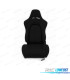 SIÈGE SPORT SEMI-BAQUET LOOK BRIDE ALCANTARA NOIR