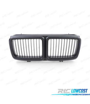 GRILLES BMW E32 86-94 NOIR MAT