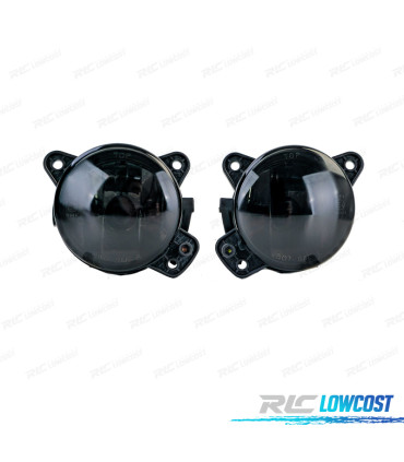 FEUX DE BROUILLARD VOLKSWAGEN VW CRAFTER POLO TOUAREG T5 NOIR FUMÉ