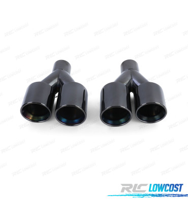 EMBOUTS D'ÉCHAPPEMENT BMW F10 F11 F12 F13 10-17 NOIR