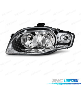 PHARE GAUCHE AUDI A4 B7 04-07 CHROME