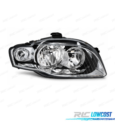 PHARE DROIT AUDI A4 B7 04-07 CHROME