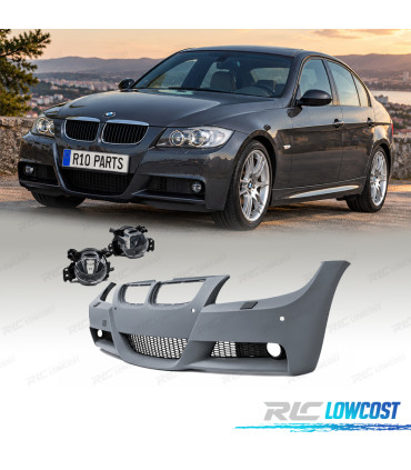 PARE CHOCS BMW E90 E91 05-08 LOOK M PDC + ANTIBROUILLARD