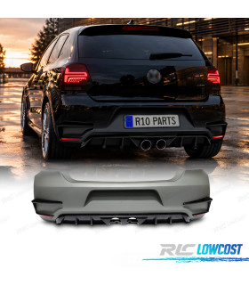 PARE-CHOCS ARRIÈRE VOLKSWAGEN VW POLO 6R 6C 09-17 LOOK R400