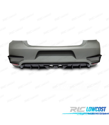 PARE-CHOCS ARRIÈRE VOLKSWAGEN VW POLO 6R 6C 09-17 LOOK R400