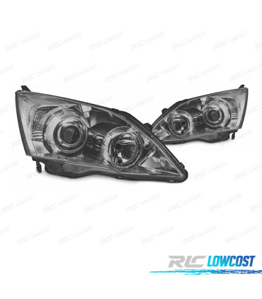 PHARES HONDA CR-V 06-11 TYC CHROMÉ FUMÉ