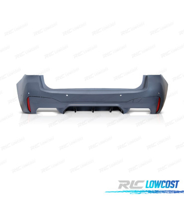PARE-CHOCS ARRIÈRE BMW G31 TOURING LCI 20-23 LOOK M5 PDC DOUBLE SORTIE