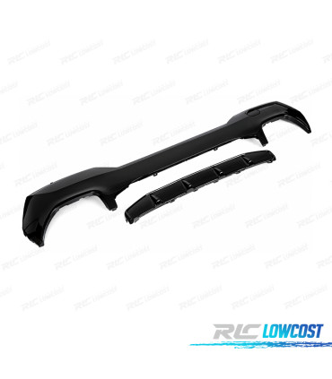 DIFFUSEUR BMW G22 G23 20-24 LOOK M 440i NOIR BRILLANT
