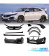 KIT CARROSSERIE HONDA CIVIC 16-20 LOOK TYPE R