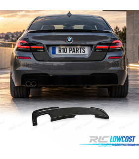 DIFFUSEUR BMW F10 F11 LOOK M FIBRE DE CARBONE