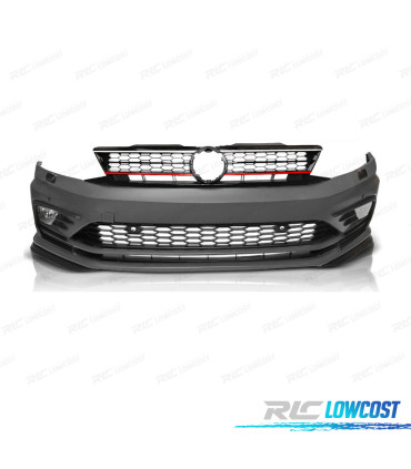 PARE-CHOCS AVANT VOLKSWAGEN VW JETTA 14-18 LOOK GLI PDC SRA + FEUX DE BROUILLARD