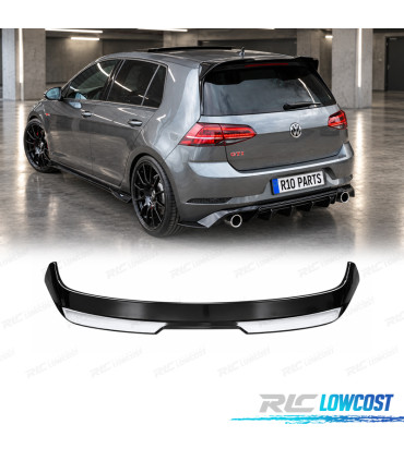 AILERON VOLKSWAGEN VW GOLF 7 7.5 12-20 GTI GTD LOOK EVO1 SPORT NOIR BRILLANT