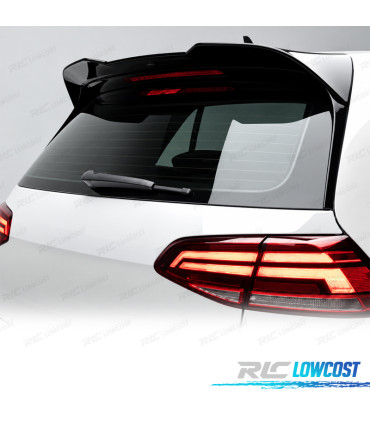 AILERON VOLKSWAGEN VW GOLF 7 7.5 12-20 GTI GTD LOOK EVO1 SPORT NOIR BRILLANT