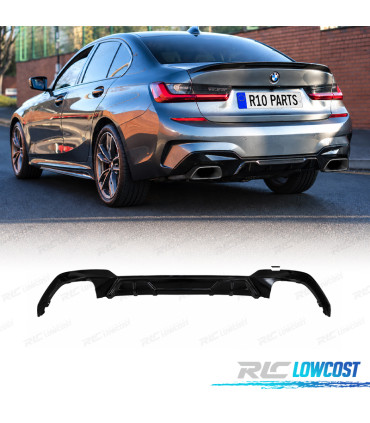DIFFUSEUR BMW G20 G21 19-22 LOOK M PERFORMANCE 325i NOIR MAT