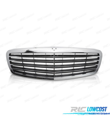 CALANDRE MERCEDES W221 05-12 LOOK AMG CHROME CARBON
