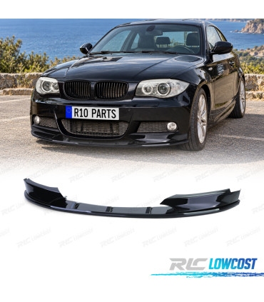 LIP SPOILER BMW E82 E88 11-13 LOOK M PERFORMANCE NOIR BRILLANT