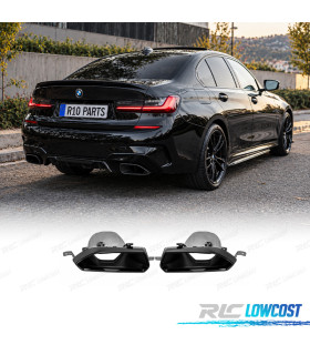 EMBOUTS D'ÉCHAPPEMENT BMW G20 G21 LCI 23-25 LOOK M PERFORMANCE NOIR