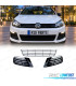 GRILLES INFÉRIEURES VOLKSWAGEN VW GOLF 6 R20 NOIR BRILLANT