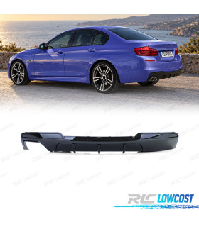 DIFFUSEUR BMW F10 F11 LOOK M PERFORMANCE NOIR BRILLANT