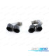 EMBOUT D´ÉCHAPPEMENT BMW X5 G05 X6 G06 X7 G07 40i LOOK M NOIR BRILLANT