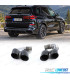 EMBOUT D´ÉCHAPPEMENT BMW X5 G05 X6 G06 X7 G07 40i LOOK M NOIR BRILLANT