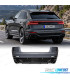 PARE-CHOCS ARRIÈRE AUDI Q8 18-23 LOOK RSQ8 NOIR BRILLANT