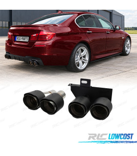EMBOUTS D'ÉCHAPPEMENT BMW F10 F11 NOIR CARBONE