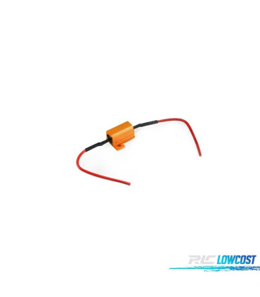 RÉSISTANCE POUR ERREUR DE LUMIÈRE CANBUS DE PLAQUE D'IMMATRICULATION 10W