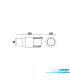 EMBOUT D'ÉCHAPPEMENT ROND 102MM INOX