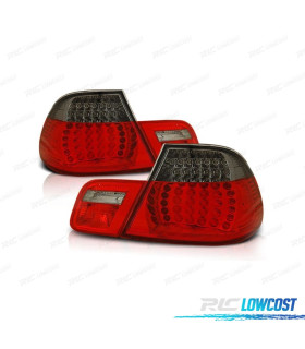 FEUX ARRIÈRE BMW E46 COUPÉ 99-03 LED ROUGE FUMÉ LOOK M3