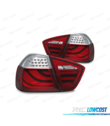 FEUX ARRIÈRE BMW E90 05-08 CELIS LED ROUGE CHROME